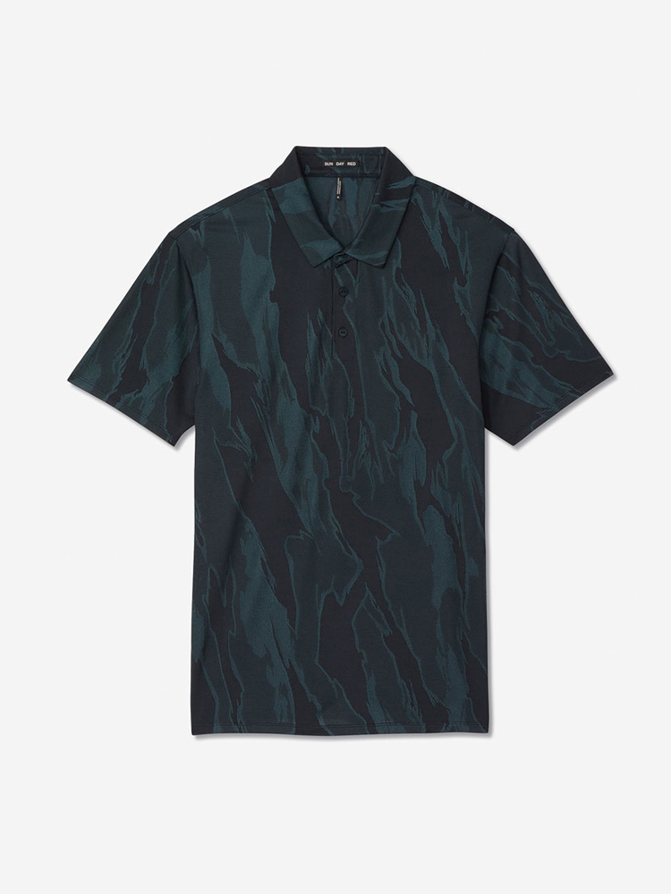 Tiger Camo Polo | Sun Day Red